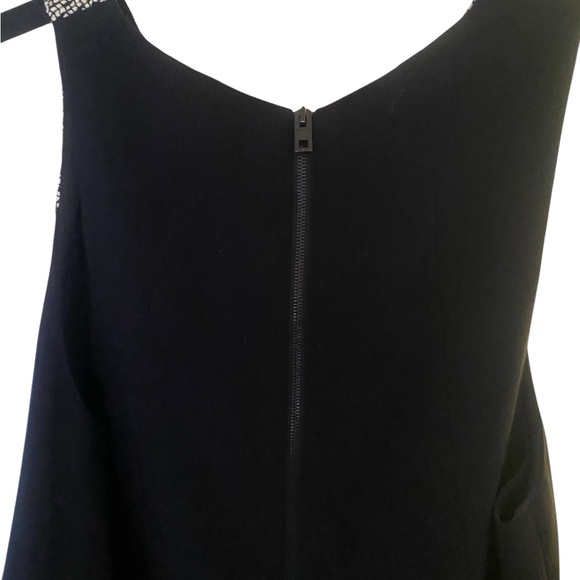 Rag & Bone Top High Front Low Back Black With Textured Fabric S - Picture 8 of 8